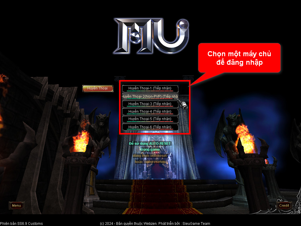 Chức năng chính của Game MU Hải Việt Chức năng chính của Game MU Hải Việt